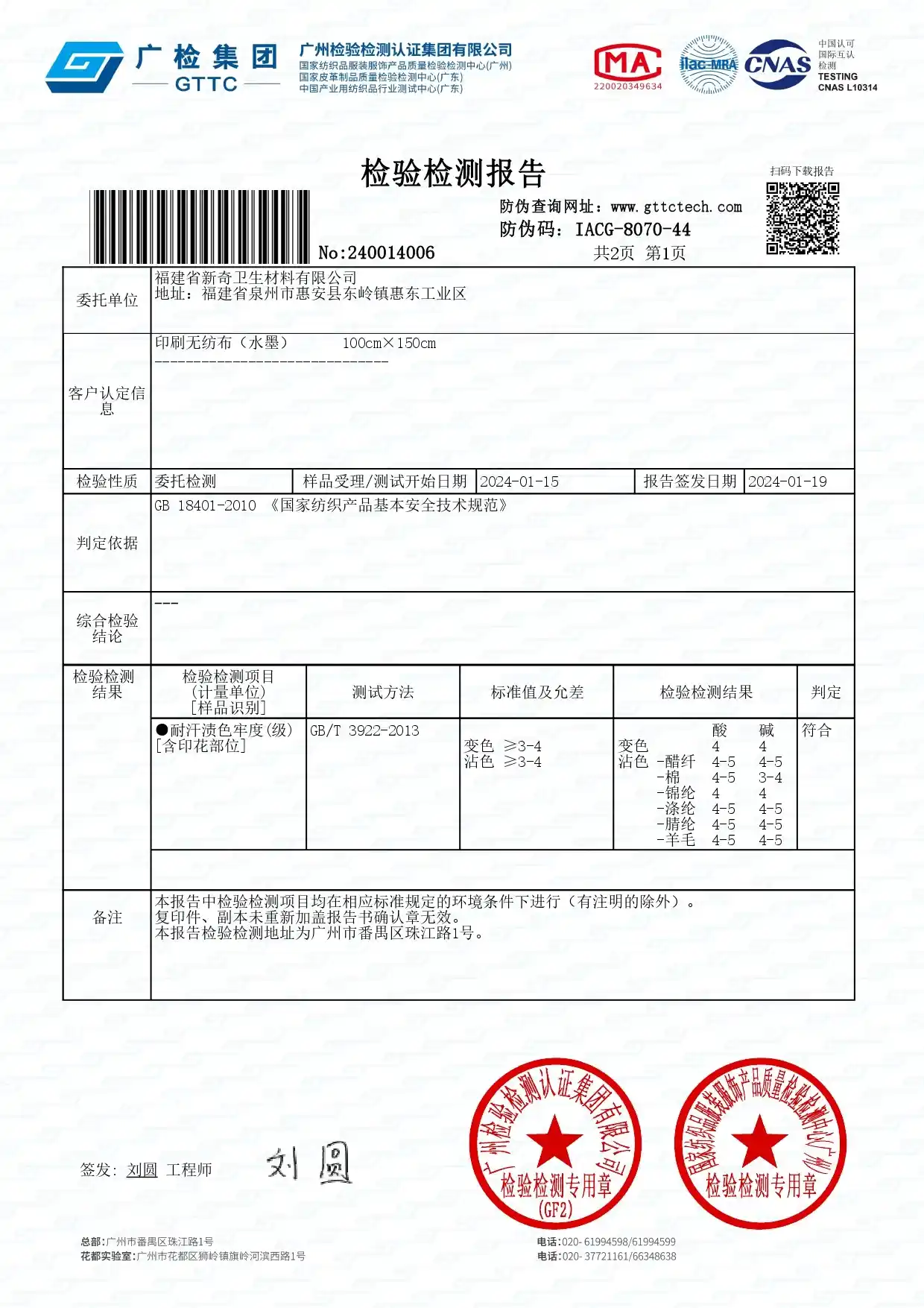 GTTC Comprehensive Report